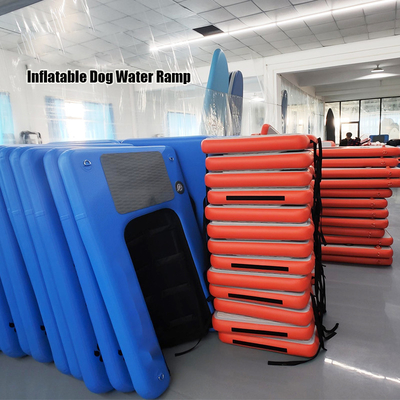 Non-Slip Inflatable Pup Dog Ramp Lightweight Floating Inflatable Water Dog Ramp For Large Dog Pet