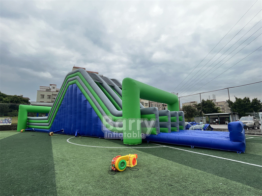 Commercial Outdoor Inflatable Obstacle 5k Greed Giant Adult Blow Up Obstacle Course 5k For  Party Rental Equipment