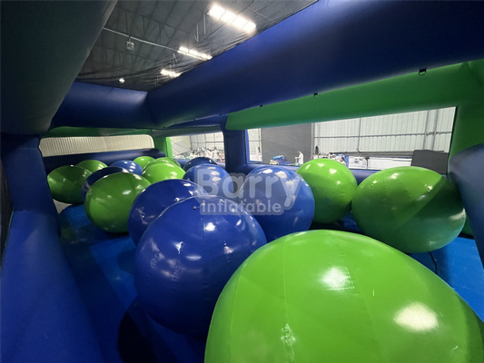 Outdoor Sport Game 5-Kilometers Barrier Inflatable 5k Run Obstacle Course Big Balls For Commercial Event