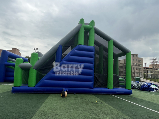 Sport Game Crazy Jumping Pillow Jump Tower Freefall Inflatable Jump Air Bag With Platform For Inflatable 5K Obstacle