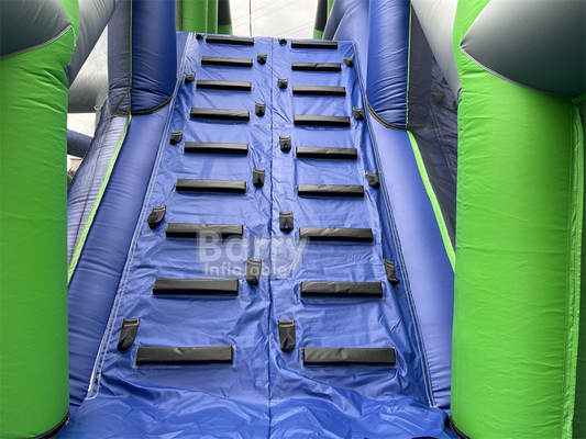 Sport Game Crazy Jumping Pillow Jump Tower Freefall Inflatable Jump Air Bag With Platform For Inflatable 5K Obstacle