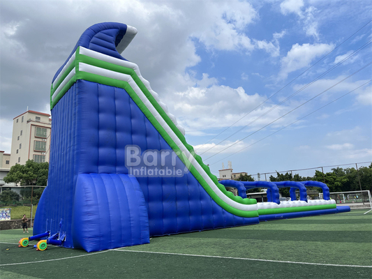 Commercial Grade Custom Made 30x9x13m Wave Giant Inflatable Water Slide For Kids Adults Hot In 5km Inflatable Run