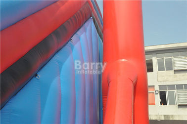 OEM Customized Lets Go Starting Line Insane Red Inflatable 5K Obstacle Course Games