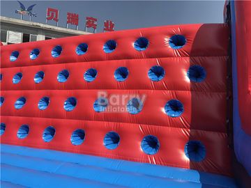 Event Red Giant Outdoor Inflatable 5K Obstacle Course Climbing Run , Inflatable 5K Obstacle