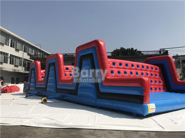 Event Red Giant Outdoor Inflatable 5K Obstacle Course Climbing Run , Inflatable 5K Obstacle