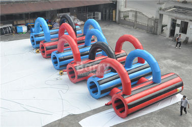 Customzied Insane 5k Inflatable Run Obstacles For Adults , Event Giant Crawling Tunnel