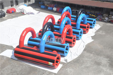 Customzied Insane 5k Inflatable Run Obstacles For Adults , Event Giant Crawling Tunnel