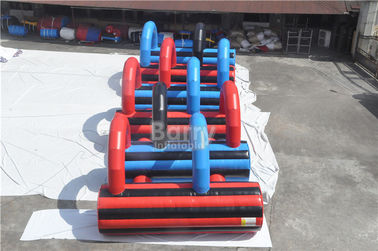 Customzied Insane 5k Inflatable Run Obstacles For Adults , Event Giant Crawling Tunnel