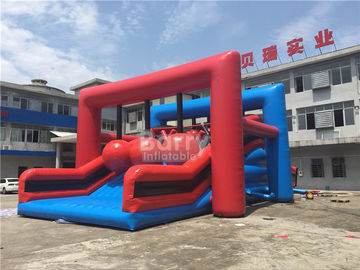 Plato PVC Tarpaulin Insane Sports Inflatable Obstacle Course Game Wrecking Ball Inflatable 5K