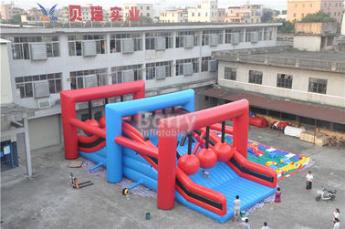Plato PVC Tarpaulin Insane Sports Inflatable Obstacle Course Game Wrecking Ball Inflatable 5K