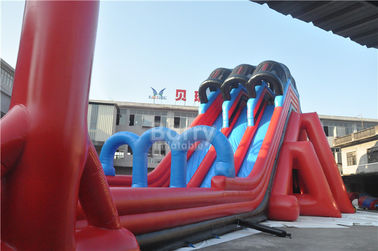 Crazy Fun Inflatable 5k Run Finish Line , Giant Inflatable Obstacle Course for Adults