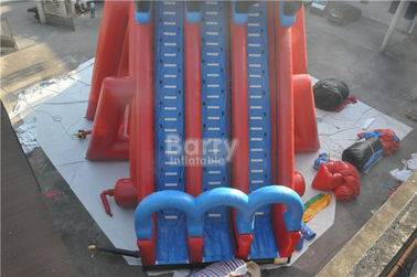 Crazy Fun Inflatable 5k Run Finish Line , Giant Inflatable Obstacle Course for Adults