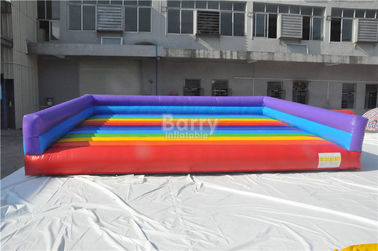 Indoor Or Outdoor Kids Play Inflatable Jumping Pad For Sport Game Gladiator Fighting