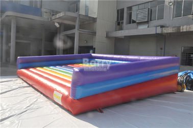 Indoor Or Outdoor Kids Play Inflatable Jumping Pad For Sport Game Gladiator Fighting