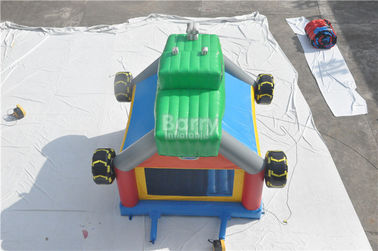 Commercial Giant Bouncy Castle Funny Construction Car / Truck Inflatable Bounce House