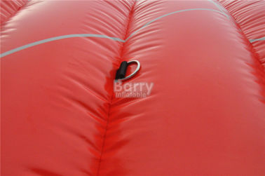 Waterproof PVC Red Cool Spider Design Giant Inflatable Football Tunnel , Inflatable Tunnel Tent