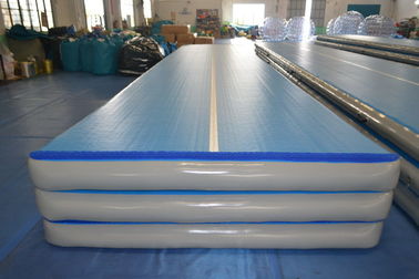 Customized Air Track Gymnastics Mat , Inflatable Air Tumble Track With Repair Kit