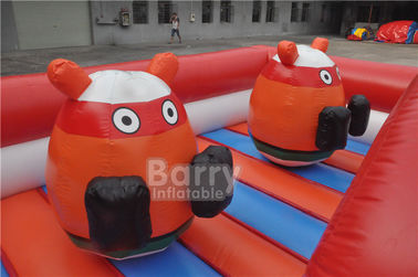 Custom Inflatable Toddler Playground , Special Inflatable Fun City Boxing Bull Theme