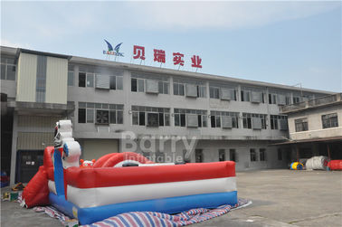 Custom Inflatable Toddler Playground , Special Inflatable Fun City Boxing Bull Theme