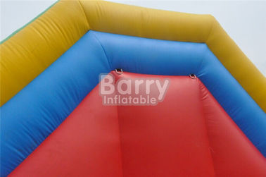 Long 3 parts Bouncy Castle Obstacle Course equipment for adults and kids