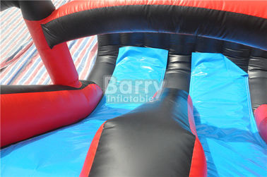 Pirate Ship Bounce Round Inflatable Combo Slide , Inflatable Bouncers For Kids Party