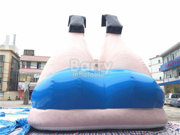 Good Tension Fireproof Outdoor Advertising Human Legs / Inflatable Model