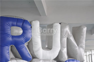 Customized Advertising Giant Inflatable Letters With Bottom Mat 5x1.5m