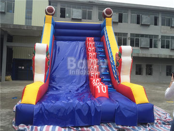 Customized Single Lane Rugby Commercial Inflatable Slide For Playground