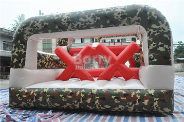 Giant Boot Camp Assault Challenging Inflatable Bounce House Obstacle Course