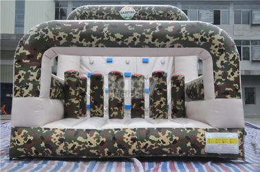 Giant Boot Camp Assault Challenging Inflatable Bounce House Obstacle Course