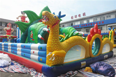 15x8M  Inflatable Toddler Playground With Printing Logo / Backyard Obstacle Course