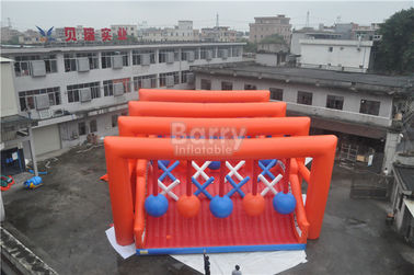 Huge Crazy Inflatable Obstacle Course For Adults / Inflatable Outdoor Play Equipment