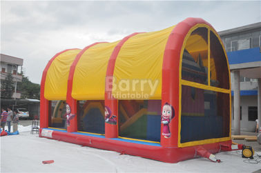 Indoor / Outdoor Kids Inflatable Playground Equipment With Cover