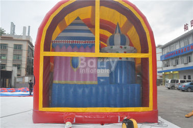 Indoor / Outdoor Kids Inflatable Playground Equipment With Cover