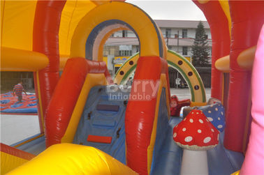 Indoor / Outdoor Kids Inflatable Playground Equipment With Cover