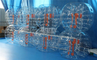 PVC / TPU Outdoor Inflatable Toys / Bubble Ball Soccer Suit for Party or Event