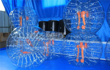 PVC / TPU Outdoor Inflatable Toys / Bubble Ball Soccer Suit for Party or Event