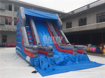 Small Single Lane Commercial Inflatable Slide On Land For Outdoor 7*5m