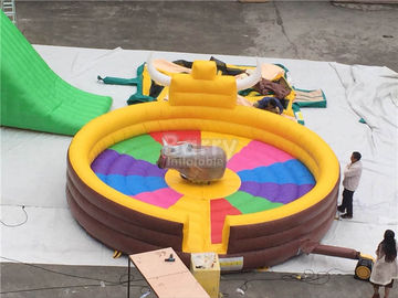 Funny Large Inflatable Mechanical Bull Games For 1 People  , Inflatable Rides