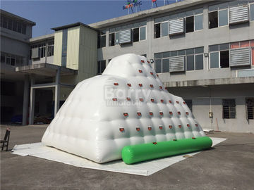 Durable 0.99mm PVC Inflatable Water Iceberg / Inflatable Climbing Wall