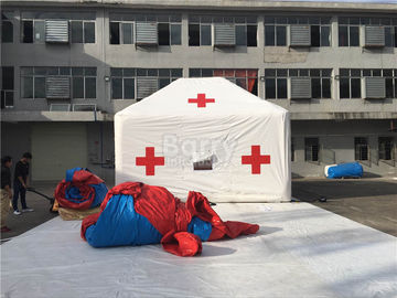 Promotion White Red Cross Outdoor Medical Inflatable Tent With Logo Printing