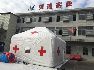 Promotion White Red Cross Outdoor Medical Inflatable Tent With Logo Printing