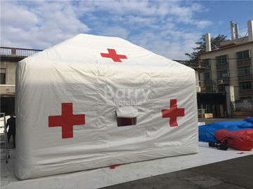 Promotion White Red Cross Outdoor Medical Inflatable Tent With Logo Printing