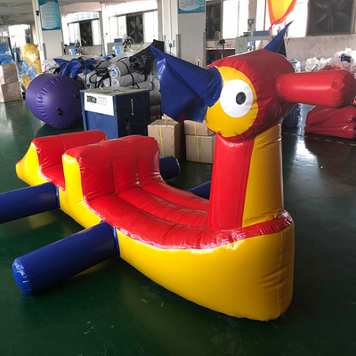 Backyard Pool Kids Small Water Toys Animal Floats Inflatable Obstacle Course In Water