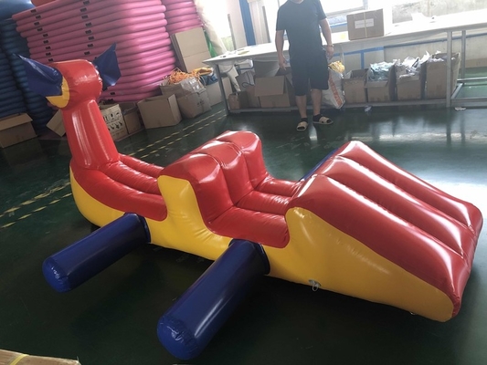 Backyard Pool Kids Small Water Toys Animal Floats Inflatable Obstacle Course In Water
