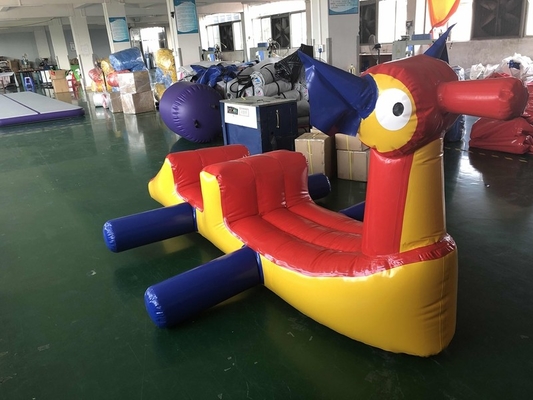 Backyard Pool Kids Small Water Toys Animal Floats Inflatable Obstacle Course In Water