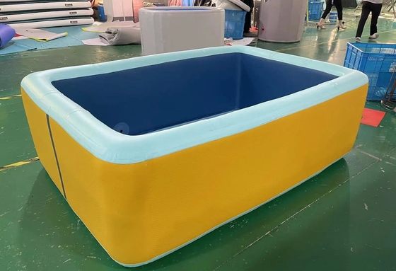 Customizable Rectangle Inflatable Pool Drop Stitch Fabric Foldable Outdoor Dwf Drop Stitch  Pool