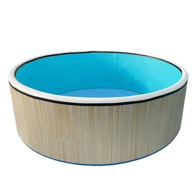 Easy To Clean Foldable Drop Stitch Inflatable Pool And Logo Printed Portable Drop Stich Pool