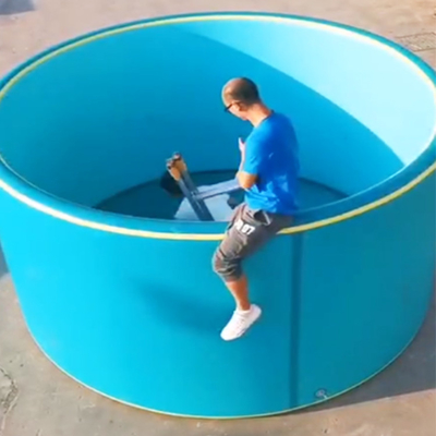 Foldable Easy Clean Drop Stitch Inflatable Swimming Pool DWF Family Swimming Pool
