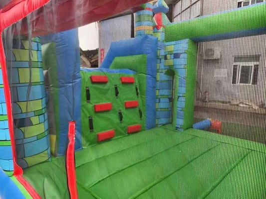 Fast Shipping Inflatable Bouncer PVC Material Combo Bounce House With Slide And Basketball Hoop